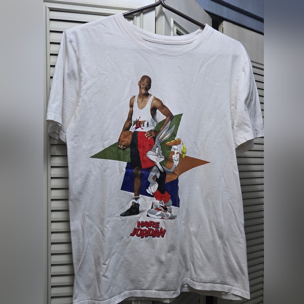 Vintage Jordan and Bugs bunny T Shirt "Hare Jordan"